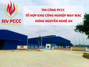 Thi công PCCC tổ hợp khu công nghiệp may mặc Hưng Nguyên Nghệ An